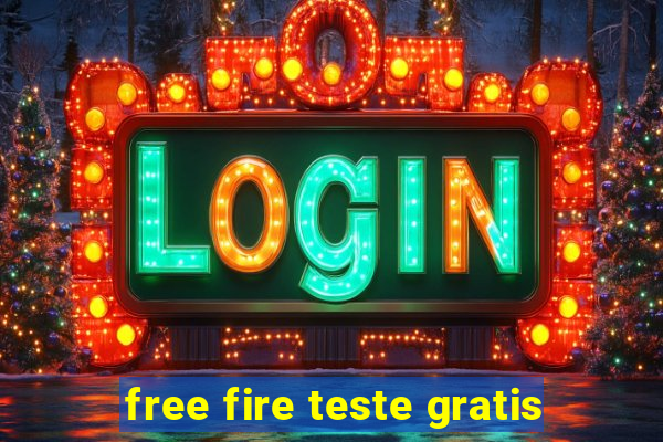 free fire teste gratis